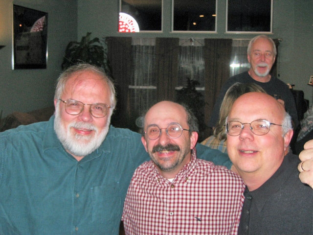 The Grays: Robert (IHS 60), Tim (IHS 72) & Hap (IHS 62) with Obi-Wan Kenobi in the background.