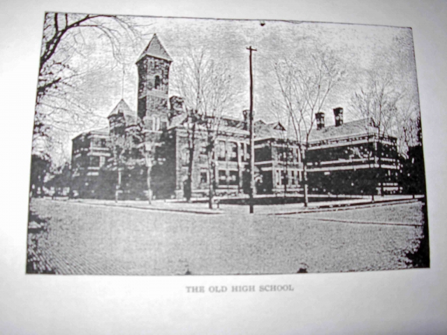 The old high school. Even the photo looks really old.