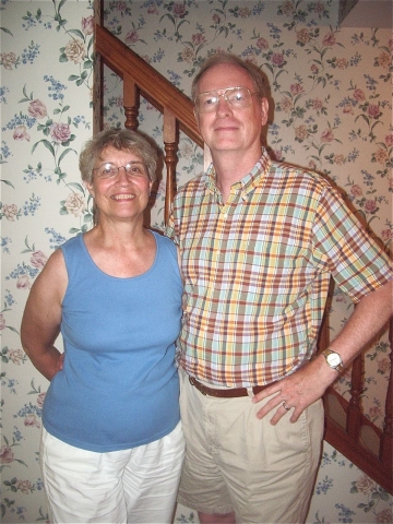 July 13, 2008: Hap is in the Niagara Falls area going through the phone book looking for anyone whose name is Robinson and voila! he finds Eleanor (Budd) Robinson and her husband, Paul. What a find!