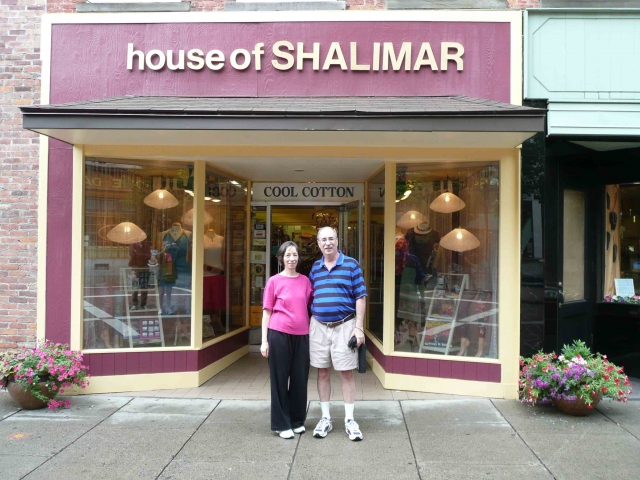 [Carolyn Garmise] and Bob Garmises father once owned Genatts. Now it is the house of Shalimar. So its still a clothes store, just different kind of clothes.