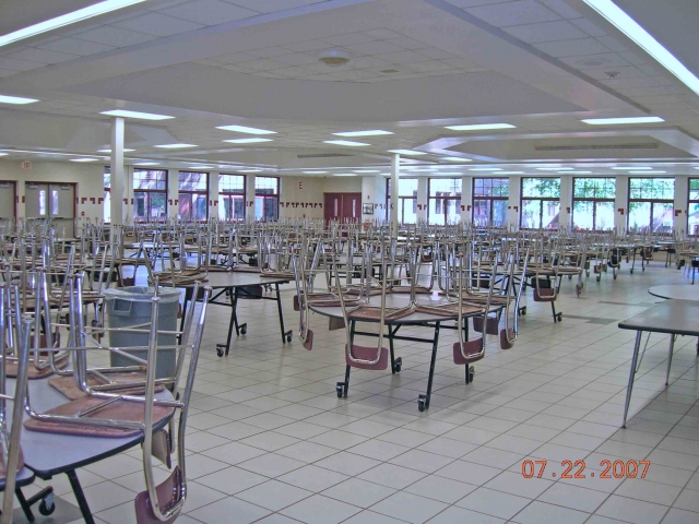 The cafeteria...is this where the action still is?